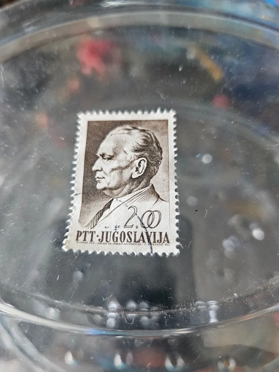 Vintage Yugoslavia Tito Stamp - Image 2