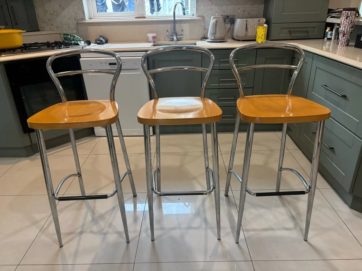 3 Barstools - Image 2