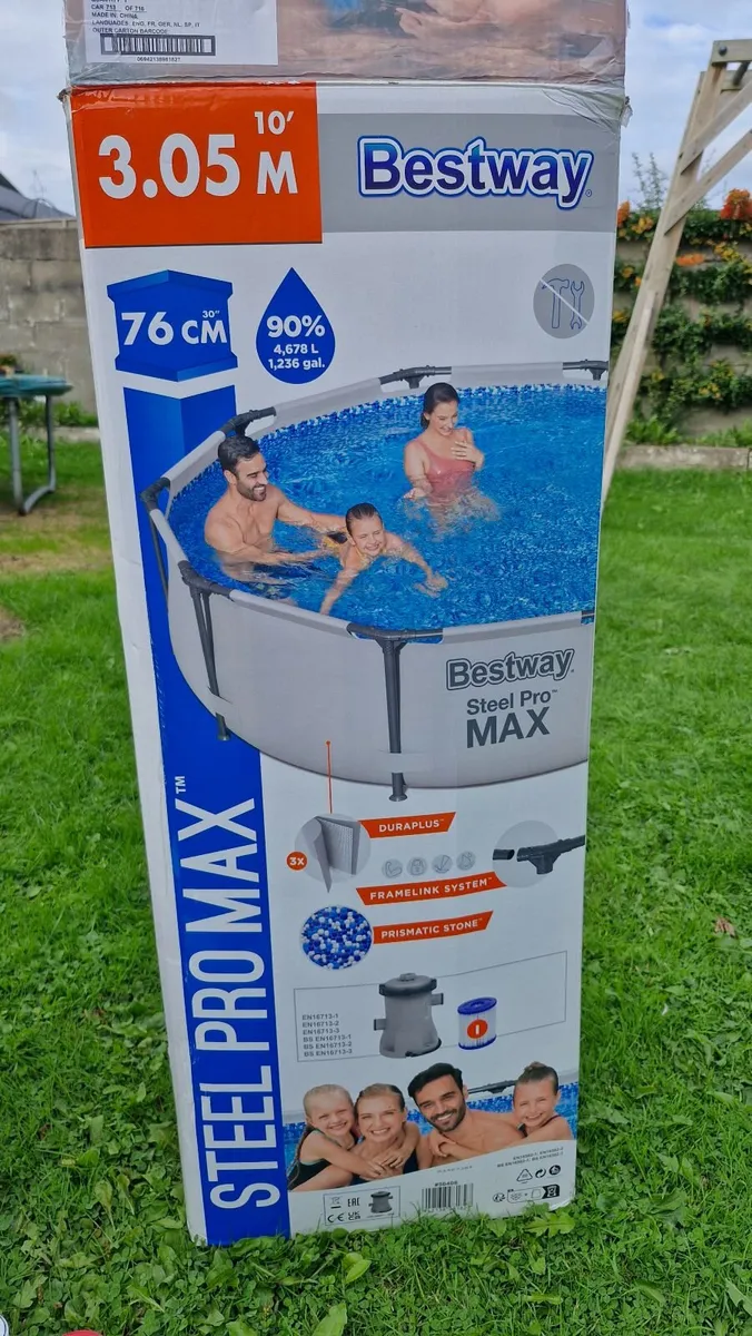 Bestway Steel Pro MAX 3.05m Pool + Upgraded Pump - Image 3