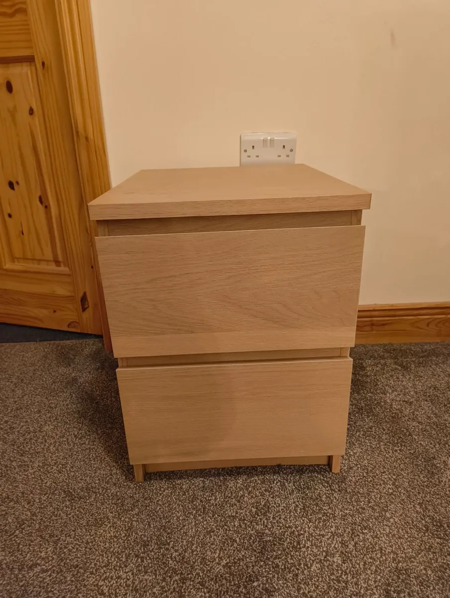 Bedside locker table chest of drawers - Image 2