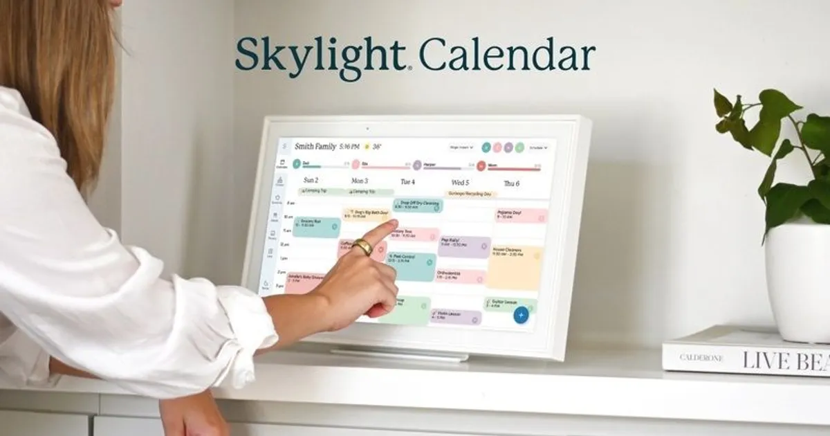 Skylight calendar 15.4" - Image 1