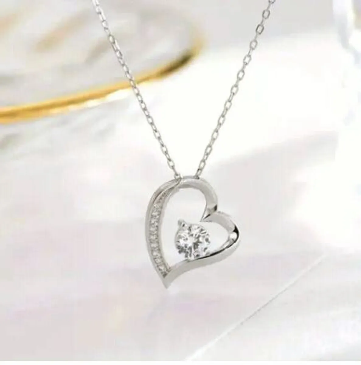Stainless steel Love heart necklace - Image 3