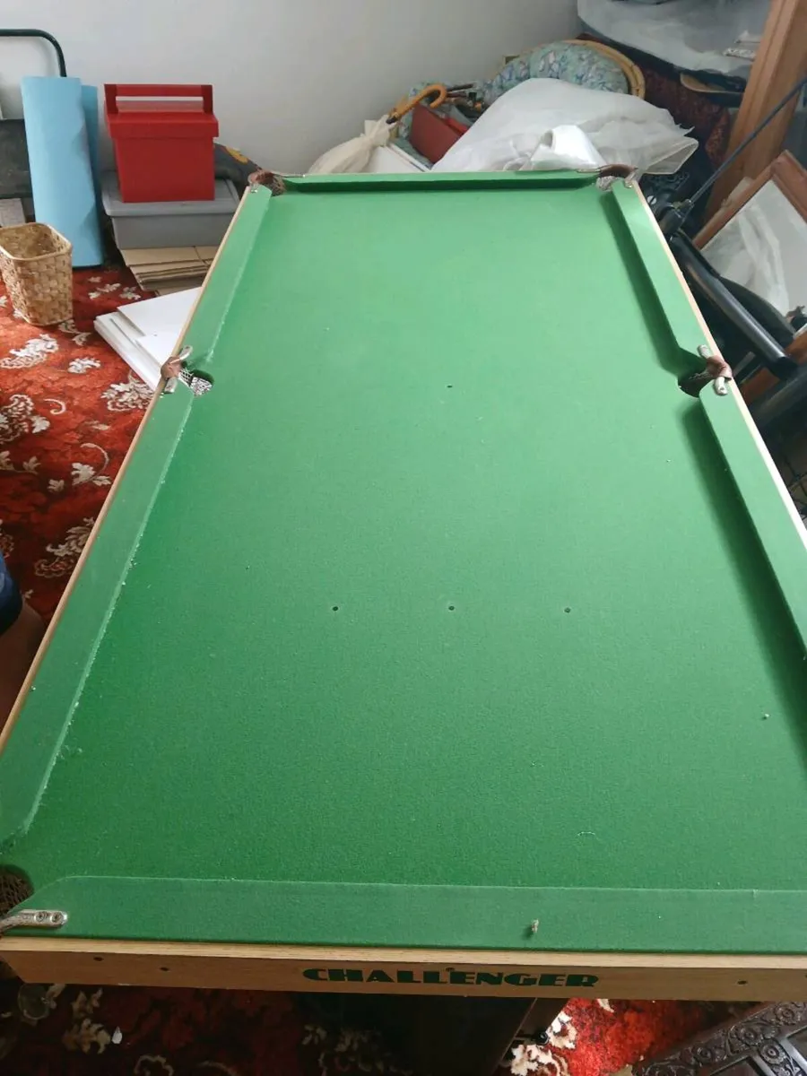 Snooker/pool table - Image 1