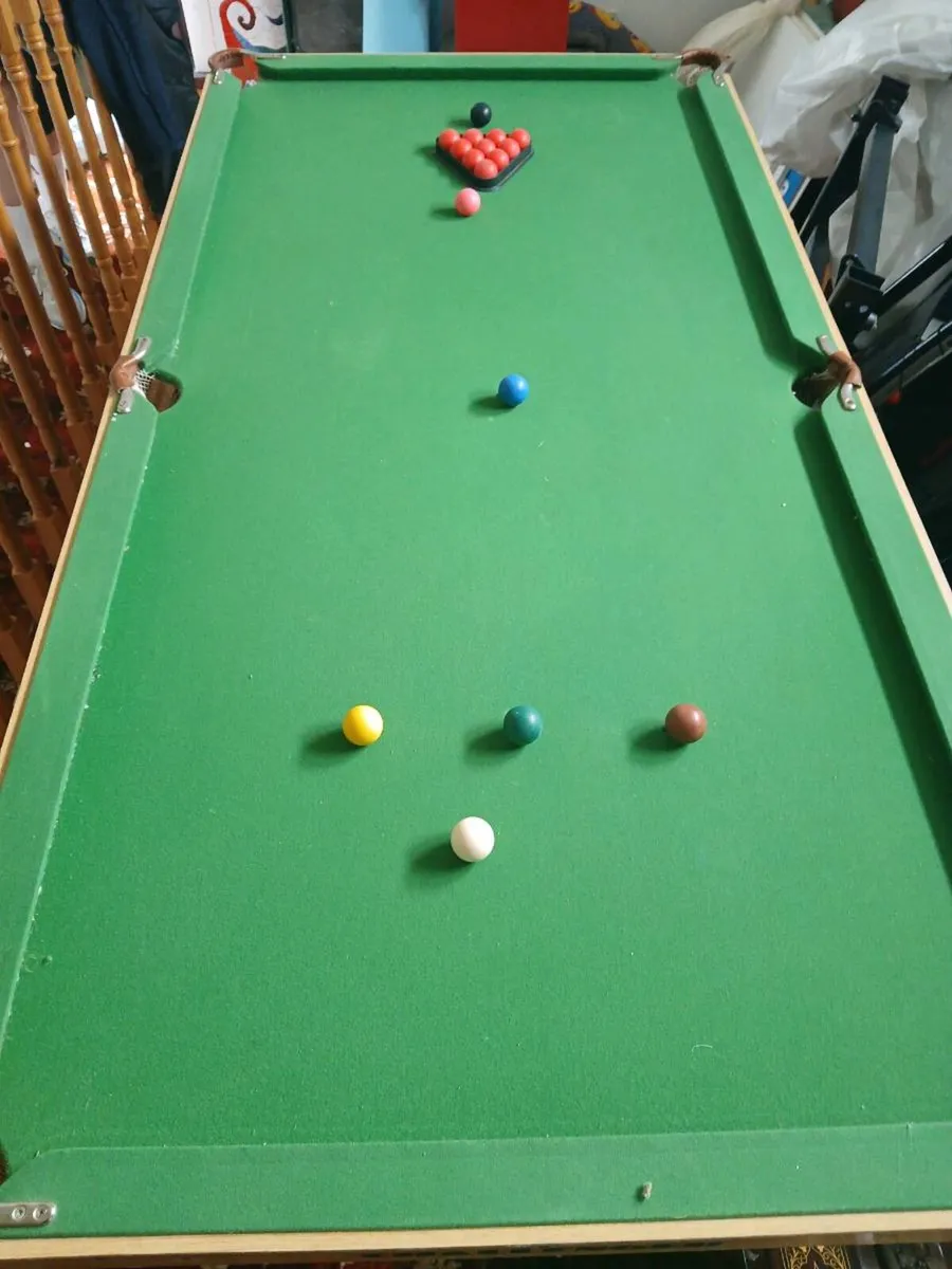 Snooker/pool table - Image 2