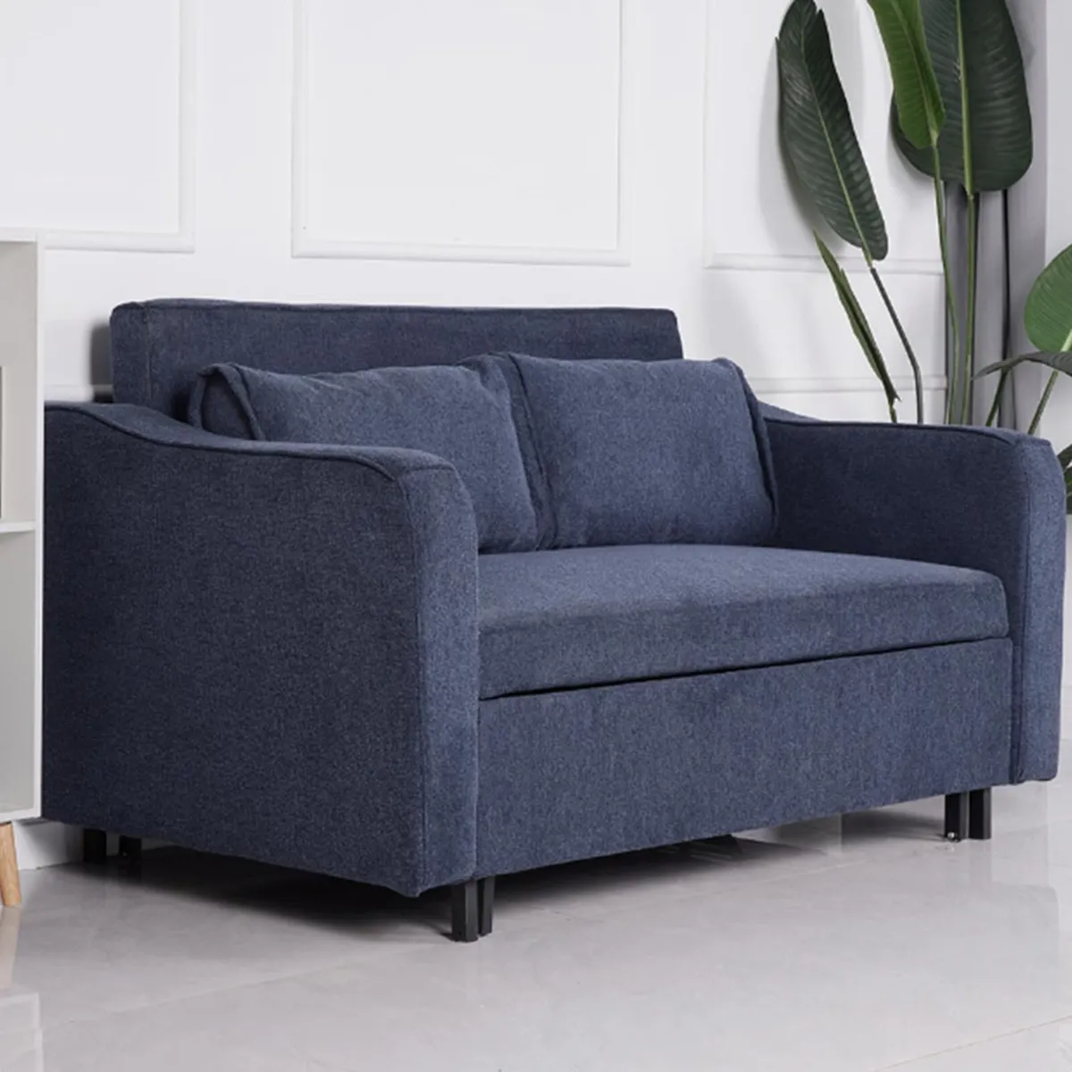 Brand new asben denim blue sofa beds reduced - Image 1