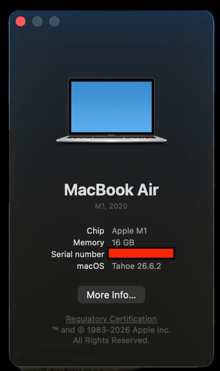 Macbook Air 2020 M1 - Image 4
