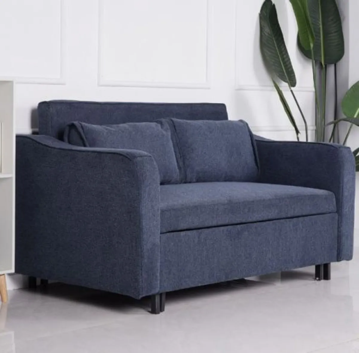 Brand new asben denim blue sofa beds reduced - Image 1