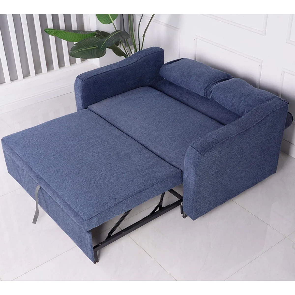 Brand new asben denim blue sofa beds reduced - Image 3