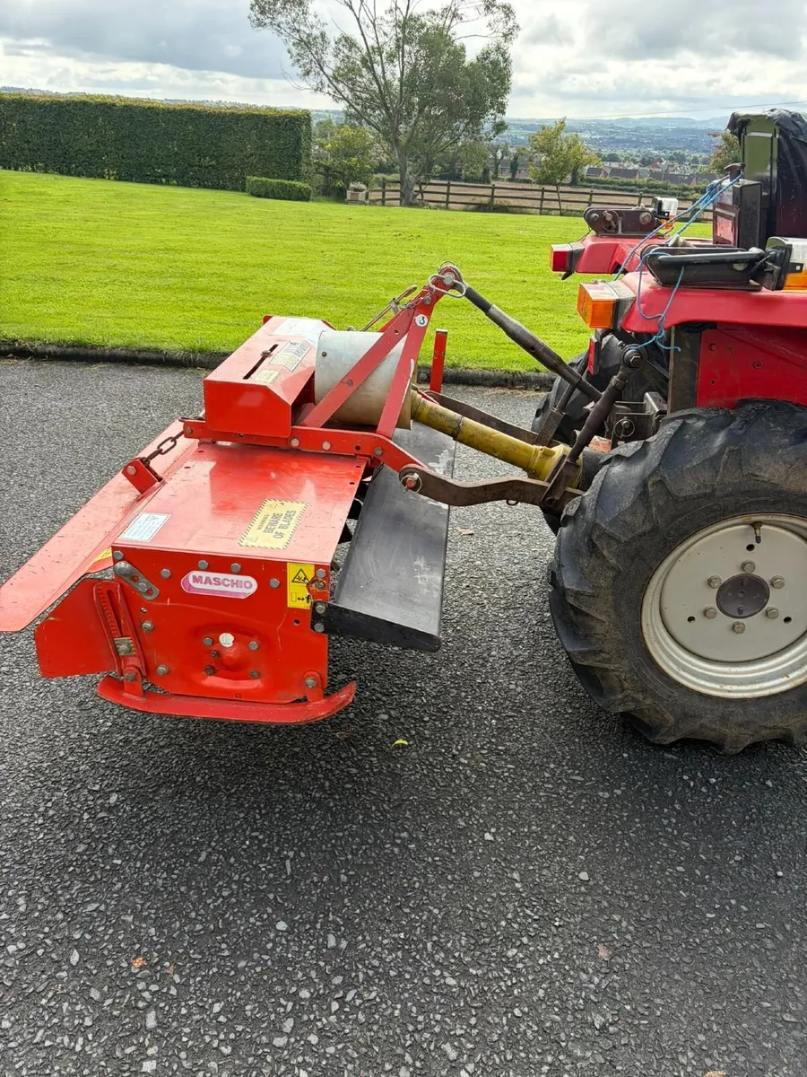 Maschio L 115 Compact Tractor Rotavator - 1.15m (3 - Image 1