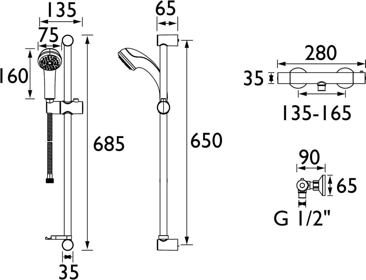 Zi Shxsmct C Zing Cool Touch Thermostatic Bar - Image 3