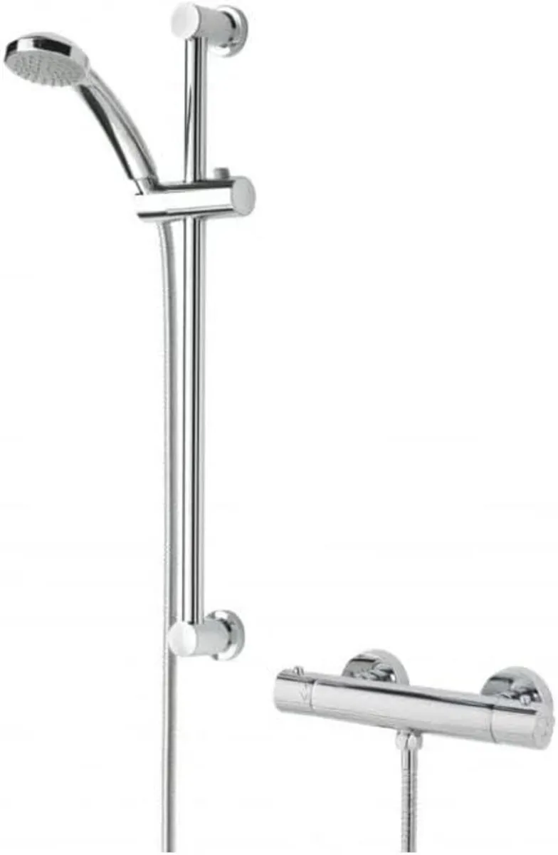 Frenzy Thermostatic Cool Tough Shower Bar Valve - Image 1