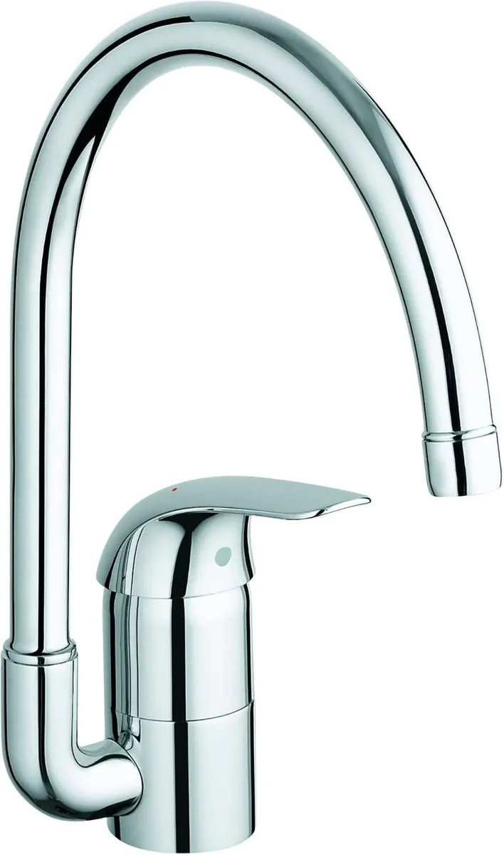 Euroeco New Single-Lever Sink Mixer 1 2" Chrome - Image 1