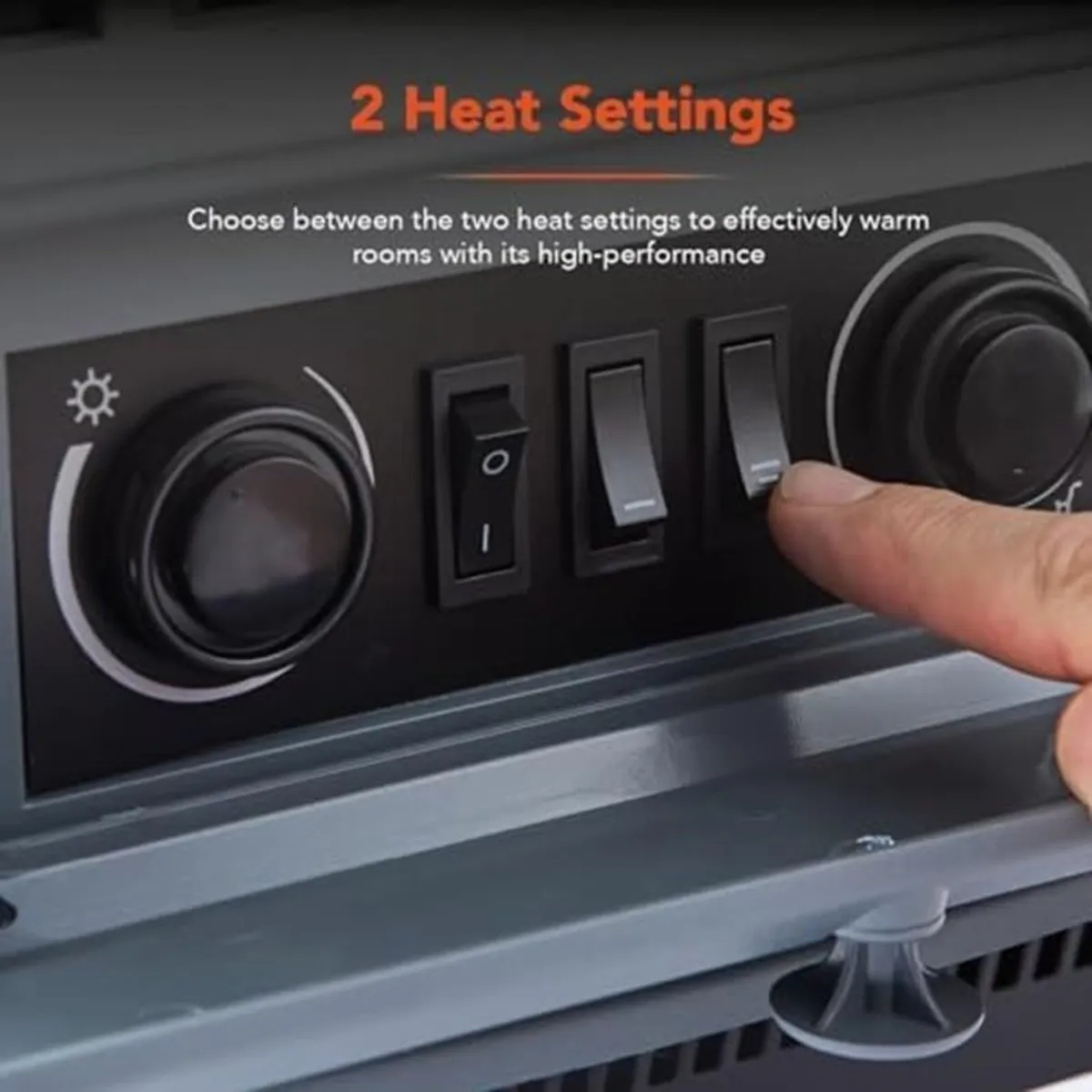 Portable Electric Fire Stove Heater - Image 2