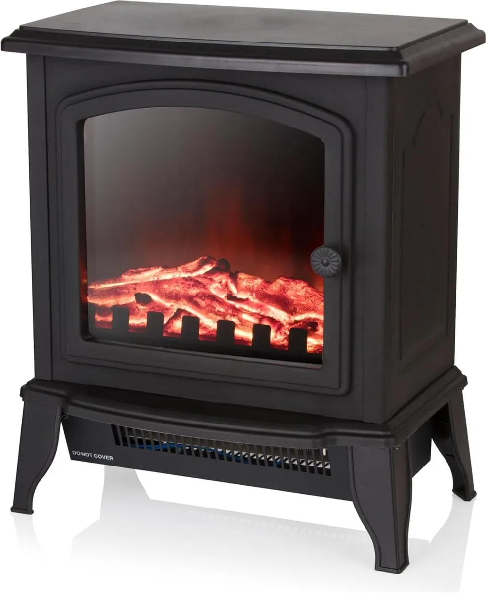 Mable Compact Stove Fire with 2 Heat Settings - Image 1