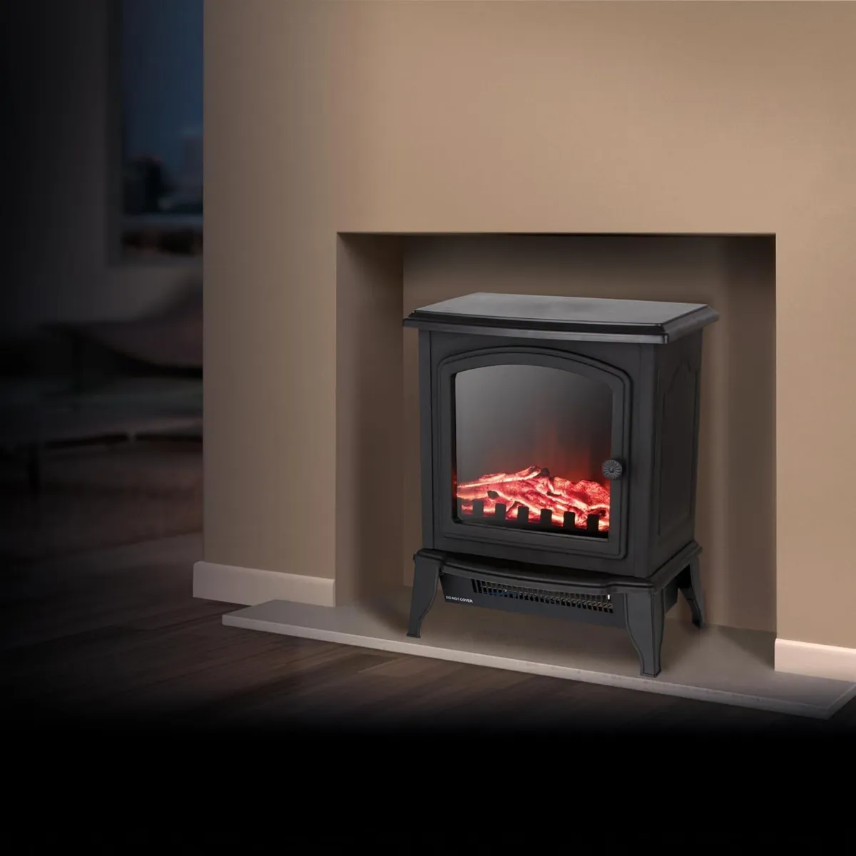 Mable Compact Stove Fire with 2 Heat Settings - Image 2