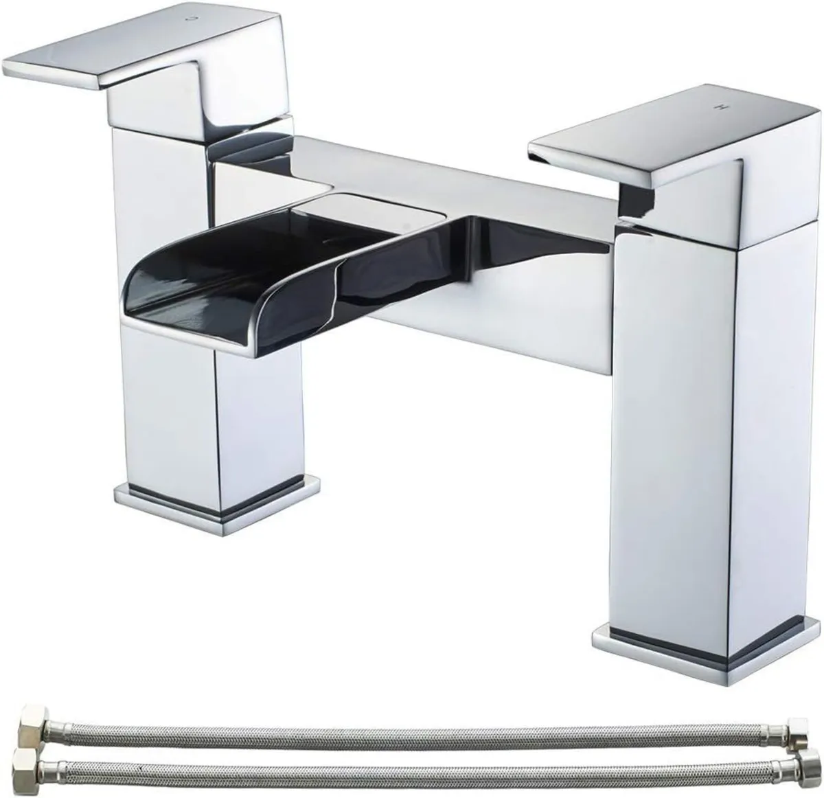 Waterfall Bath Taps Bathroom Filler Mixer Tap - Image 1