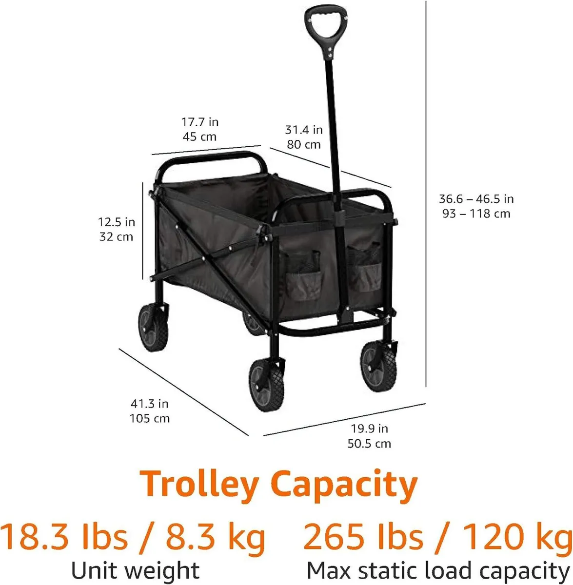 Collapsible Height Adjustable Foldable - Image 2