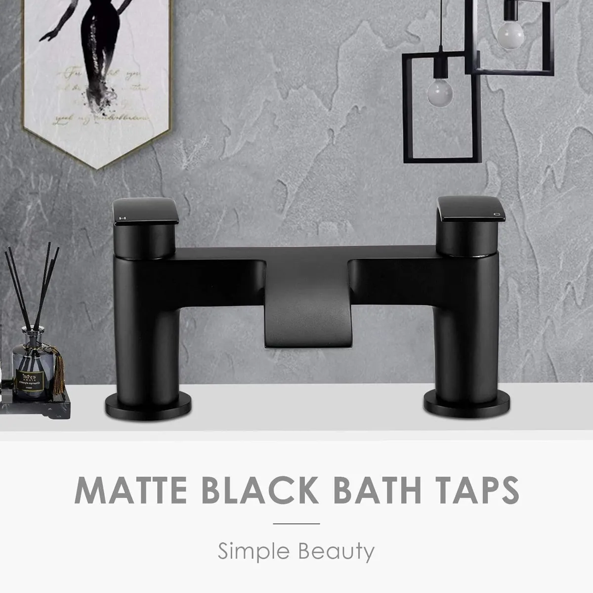 Bath Taps Waterfall Mixers Tub Tap Bathtub Filler - Image 4