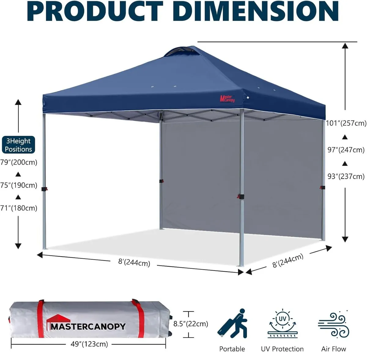 Gazebo Tent with 1 Sidewall - Image 2