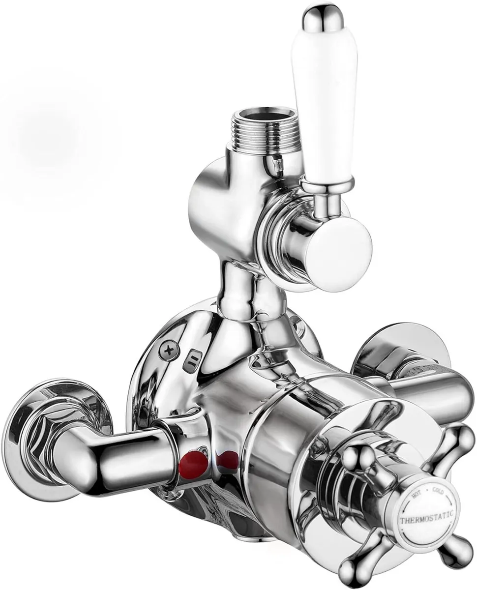 T87 Single Shower Unit Outlet Twin Thermostatic - Image 3