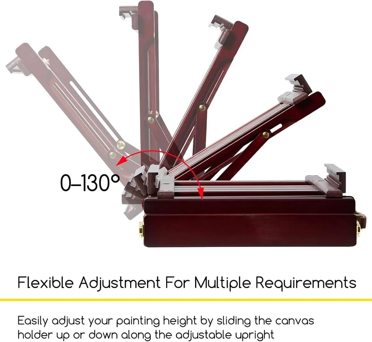 Portable Tabletop Easel for Painting: Artist - Image 4