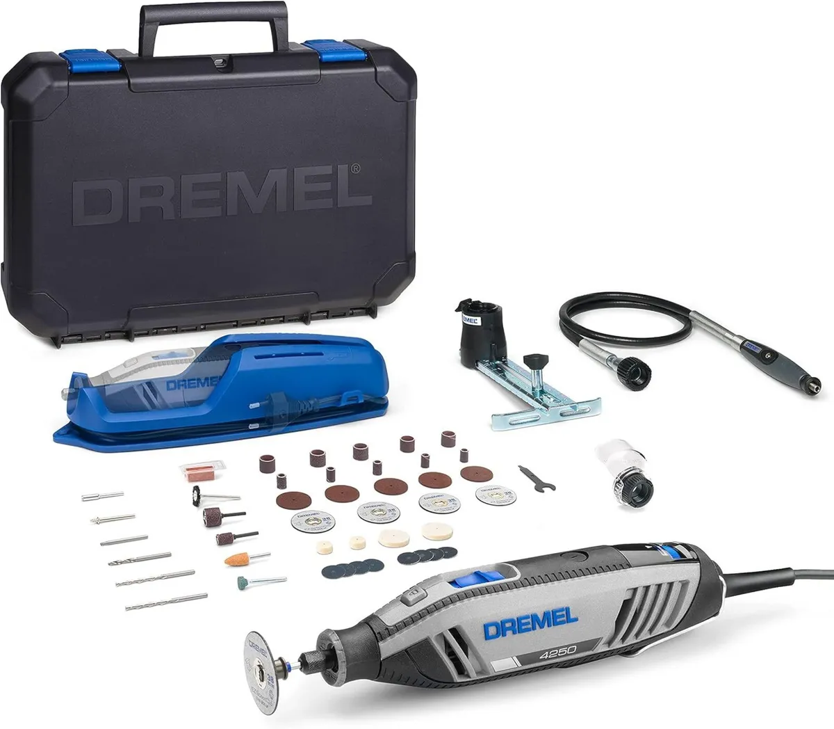 Corded 175W Rotary Tool Kit with Hard Case - Image 1