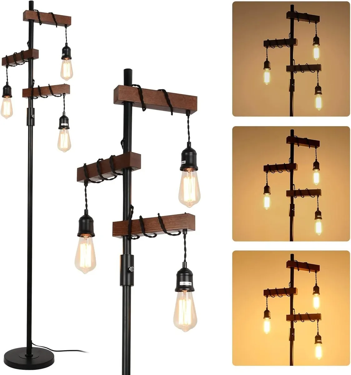 Industrial Dimmable Floor Lamps Farmhouse - Image 1