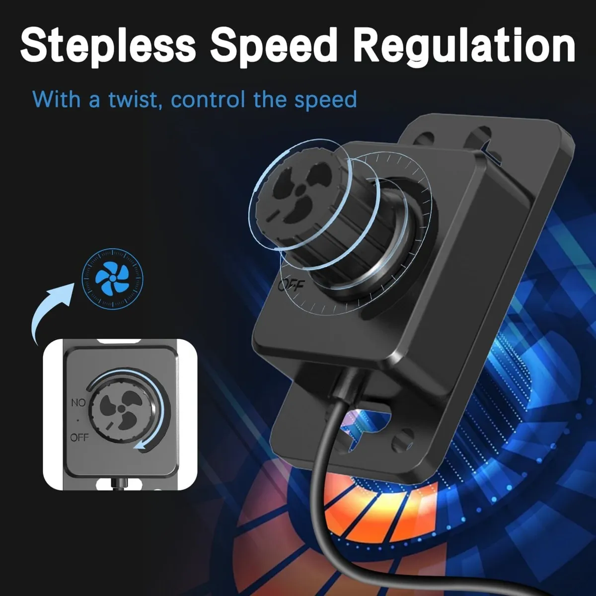 Quiet 8” Inline Duct Fan with 0-100% Variable - Image 3