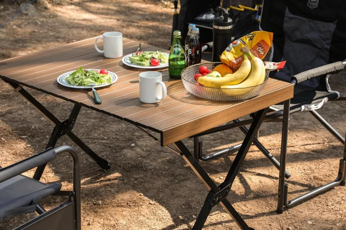 Roll Up Camping Table That Fold Height Adjustable - Image 2