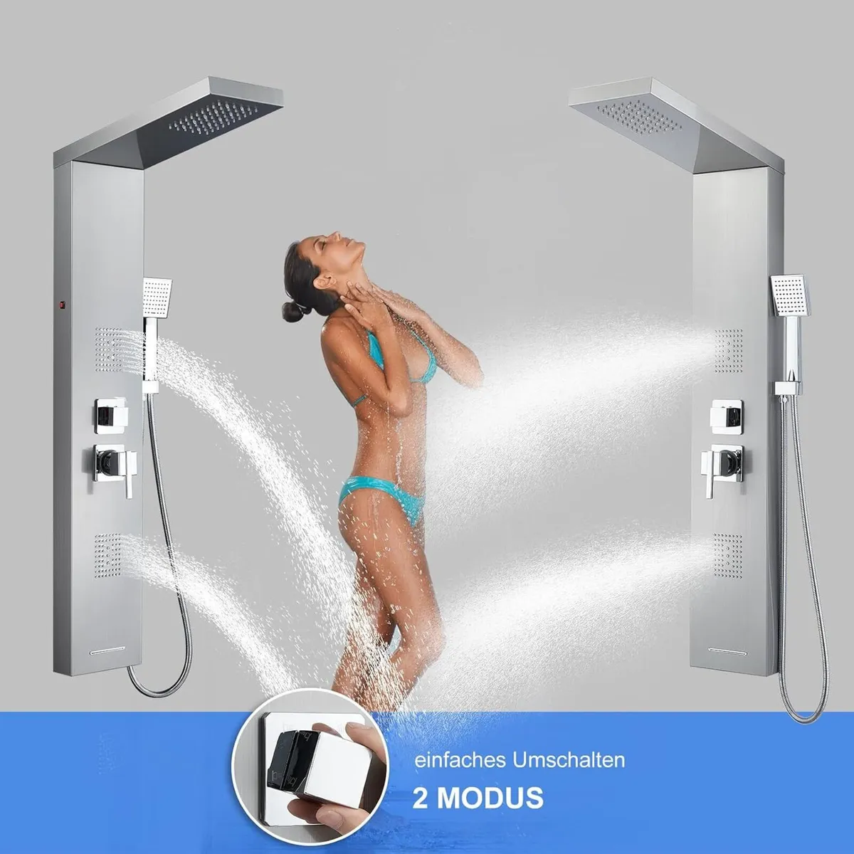 6 in 1 LED Shower Tower Panel - Image 4