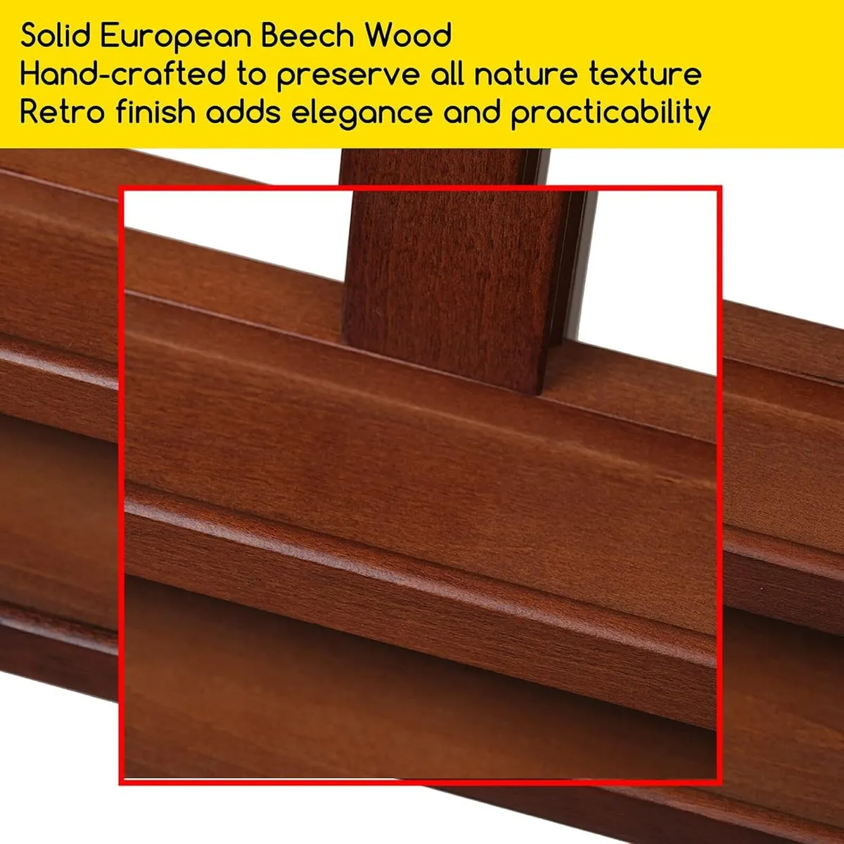 Studio Wood H-Frame Easel: Art Easel with Storage - Image 3