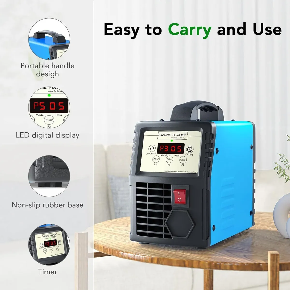 Ozone Generator Odour Eliminator for 300 M² Room - Image 4