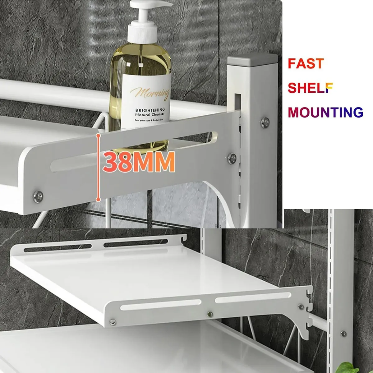 Over the Toilet Washer Organzier Adjustable Stand - Image 4