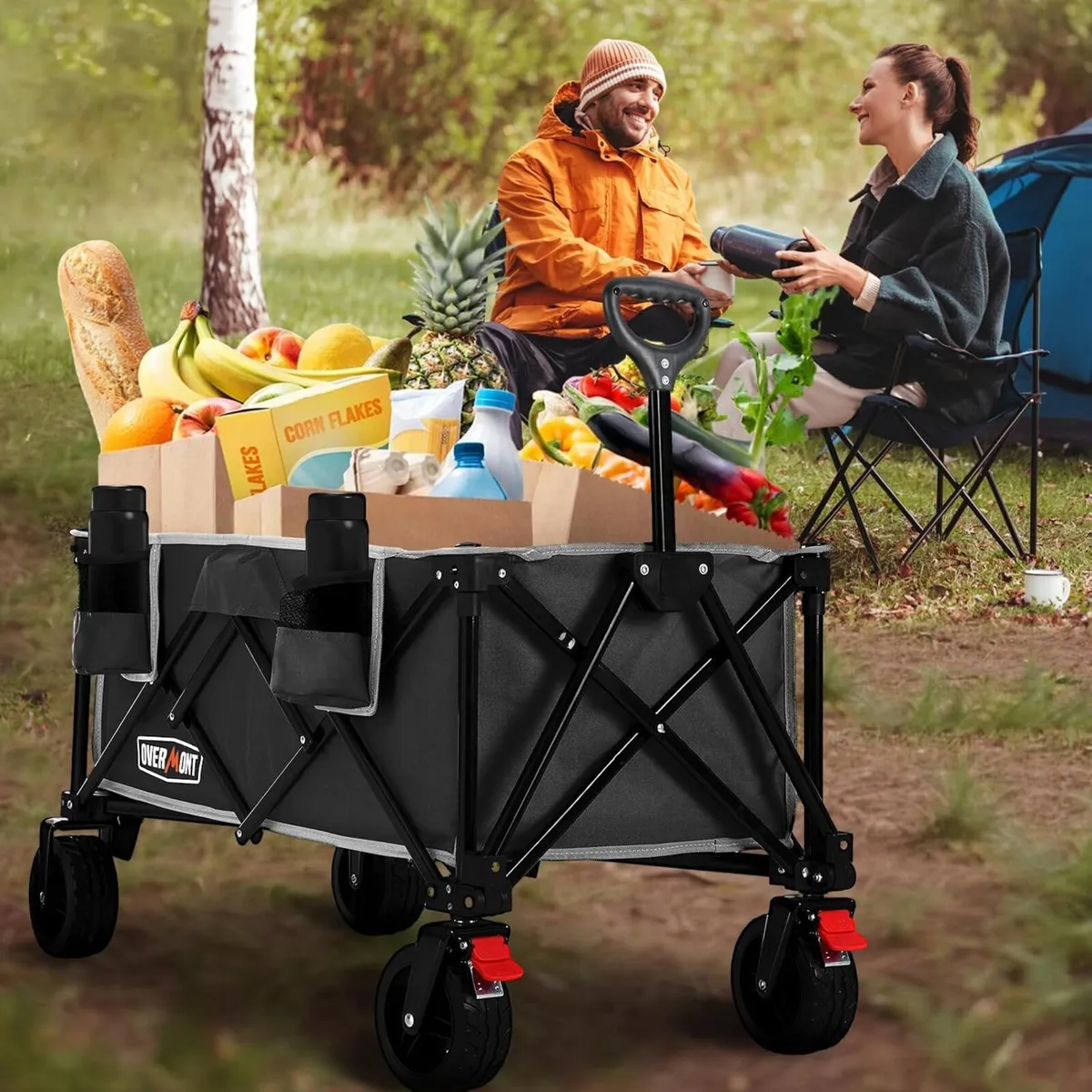 150KG Festival Camping Trolley on Wheels - Image 2