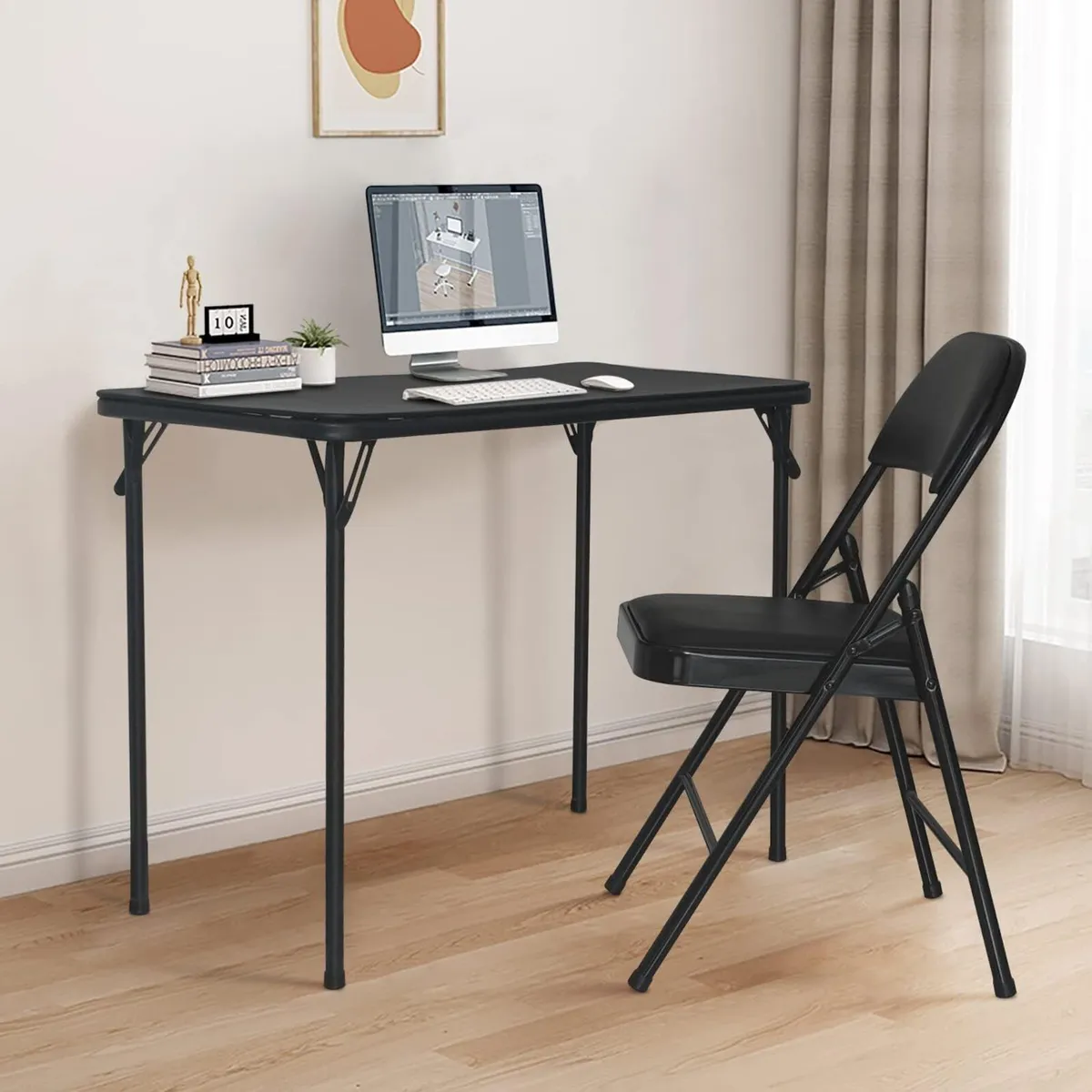 Folding Card Table and Chairs Set (2 Pack) - Image 2