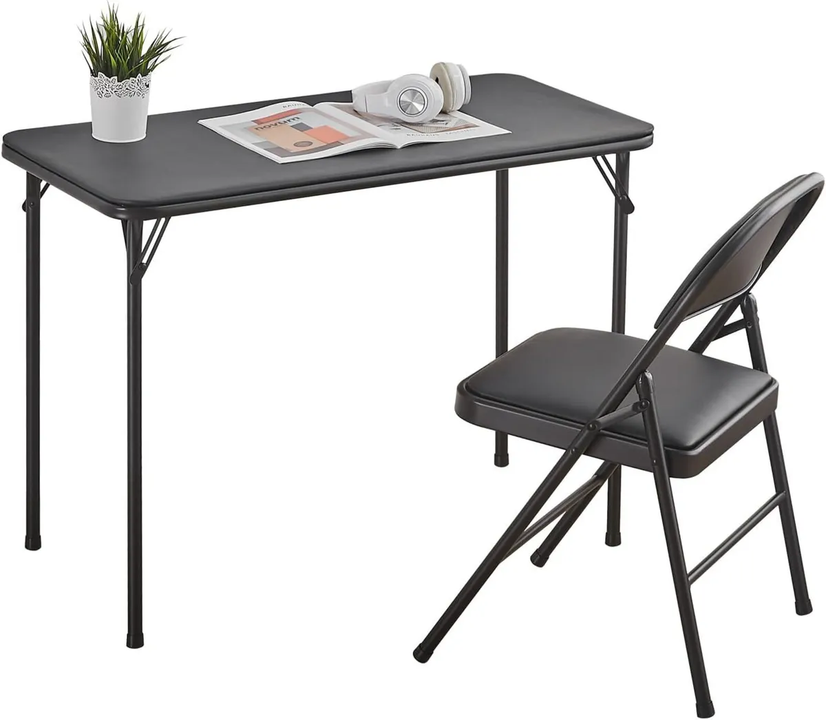 Folding Card Table and Chairs Set (2 Pack) - Image 1
