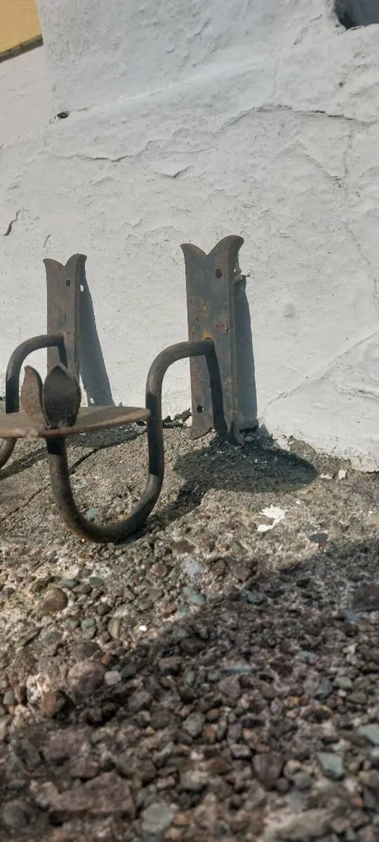 Hand forged candle holders - Image 2