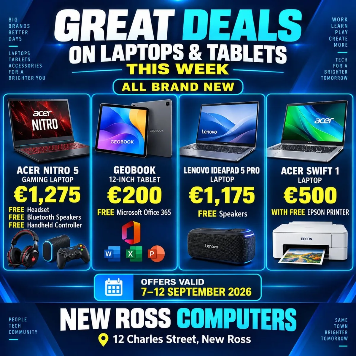 Great Deals on Laptops & Tablets this week - Image 1