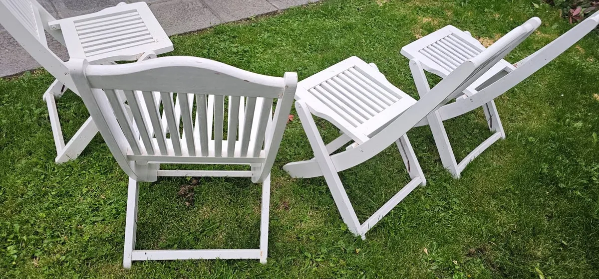 4 garden/home chairs 15 each - Image 2