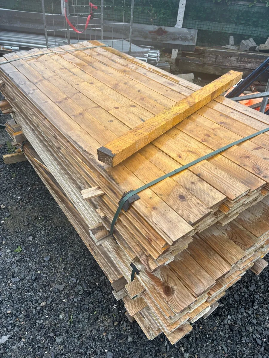 Tongue & Grooved timbers for garden sheds etc - Image 2