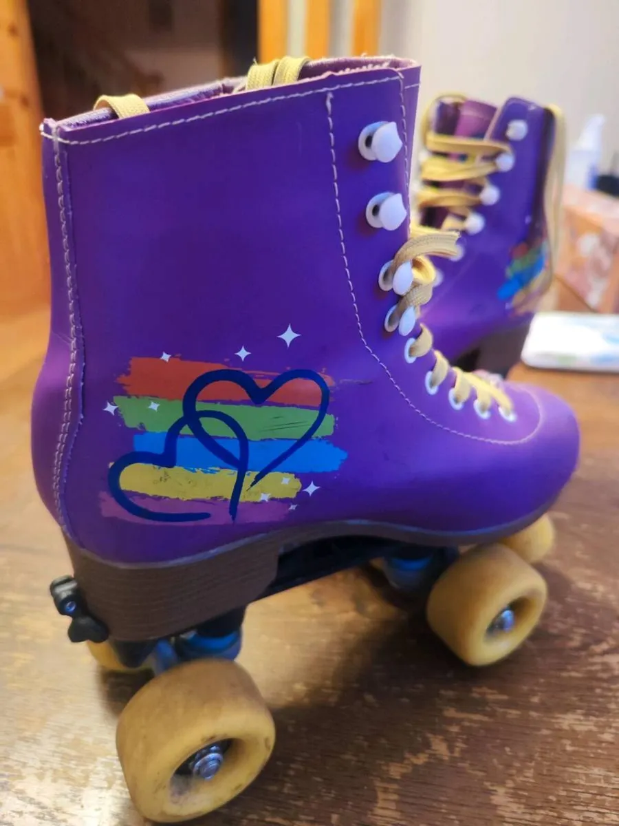Rookie Adjustable Roller Skates size UK 3 - 4 - 5 - Image 2