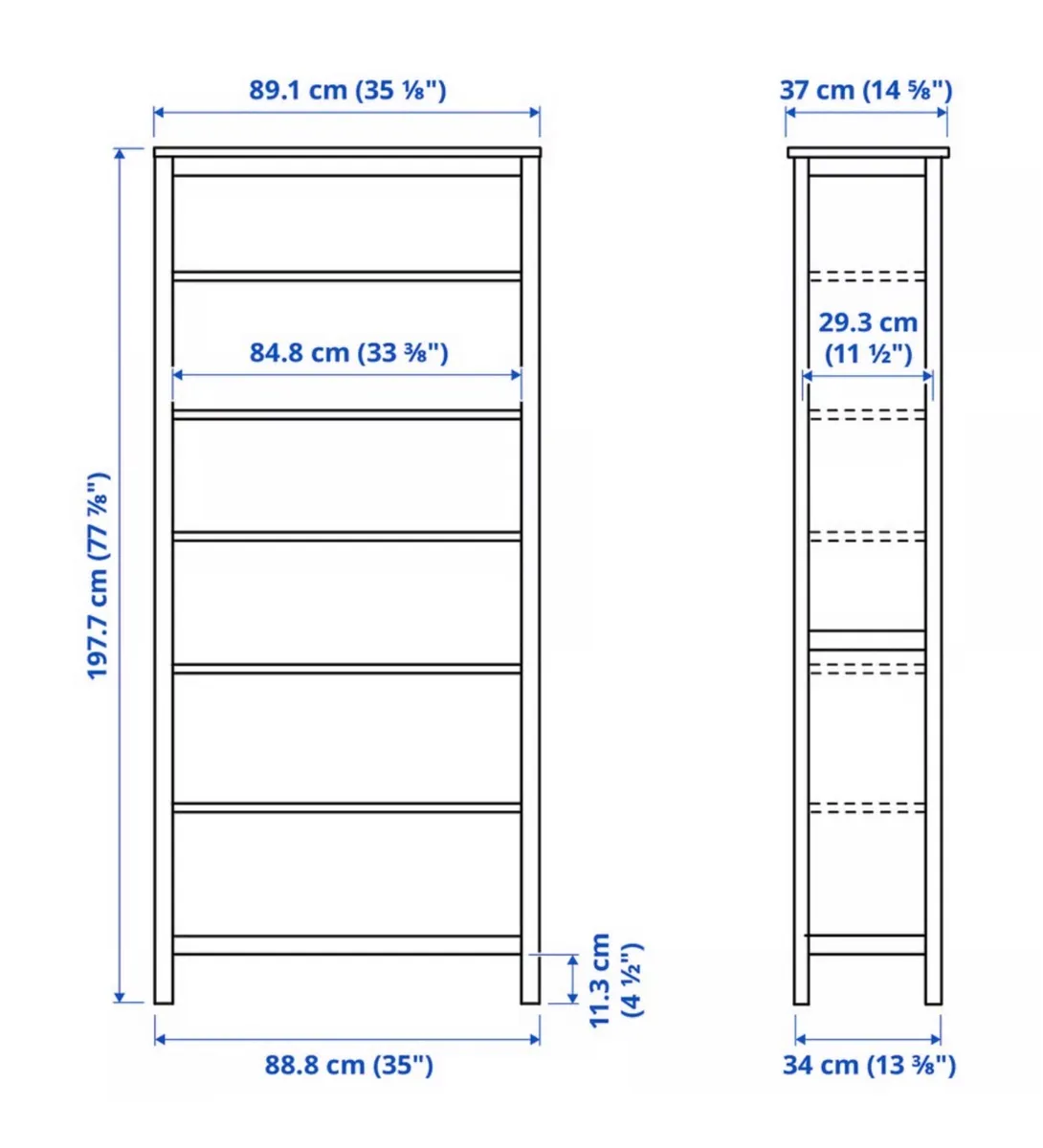 Black bookcases - Image 4