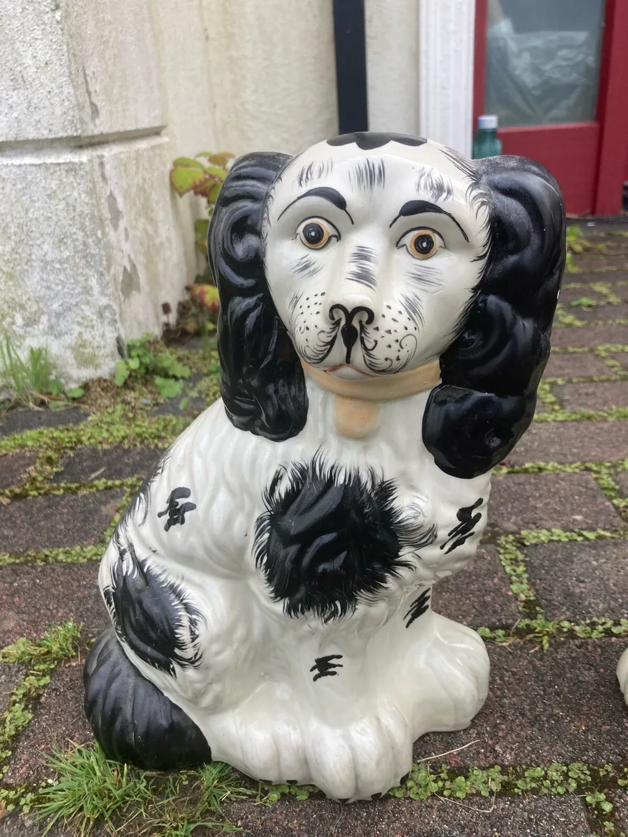 Vintage mantle dogs free postage - Image 2