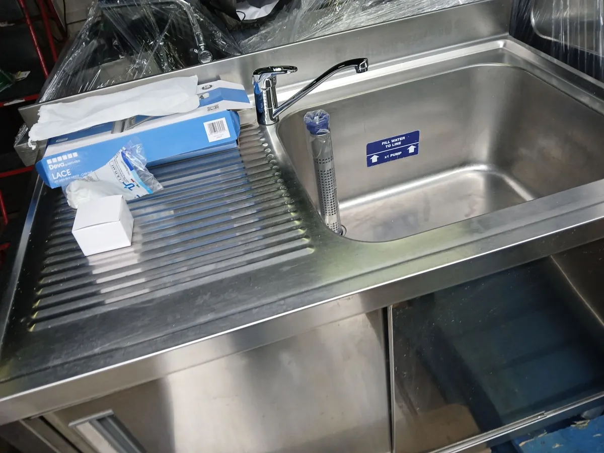 Stainless stainless butcher  cabbinet sink unit - Image 4