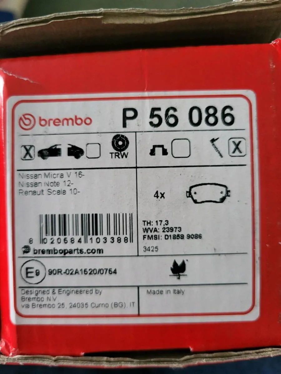 NEW BREMBO brake disc's and pads - Image 3