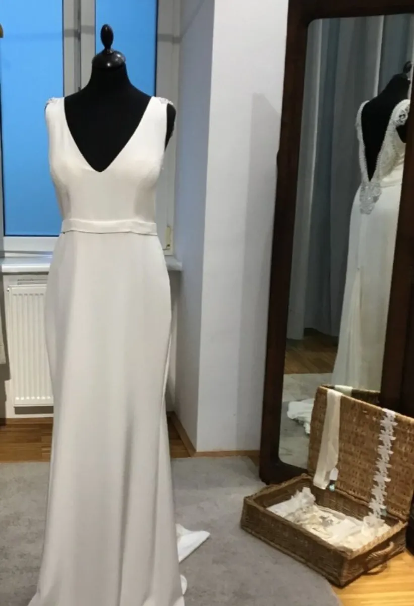 Wedding Dress, Veil, Headress,Shoes - Image 1