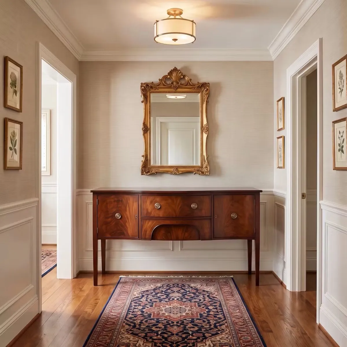Very nice simple antique sideboard. - Image 1