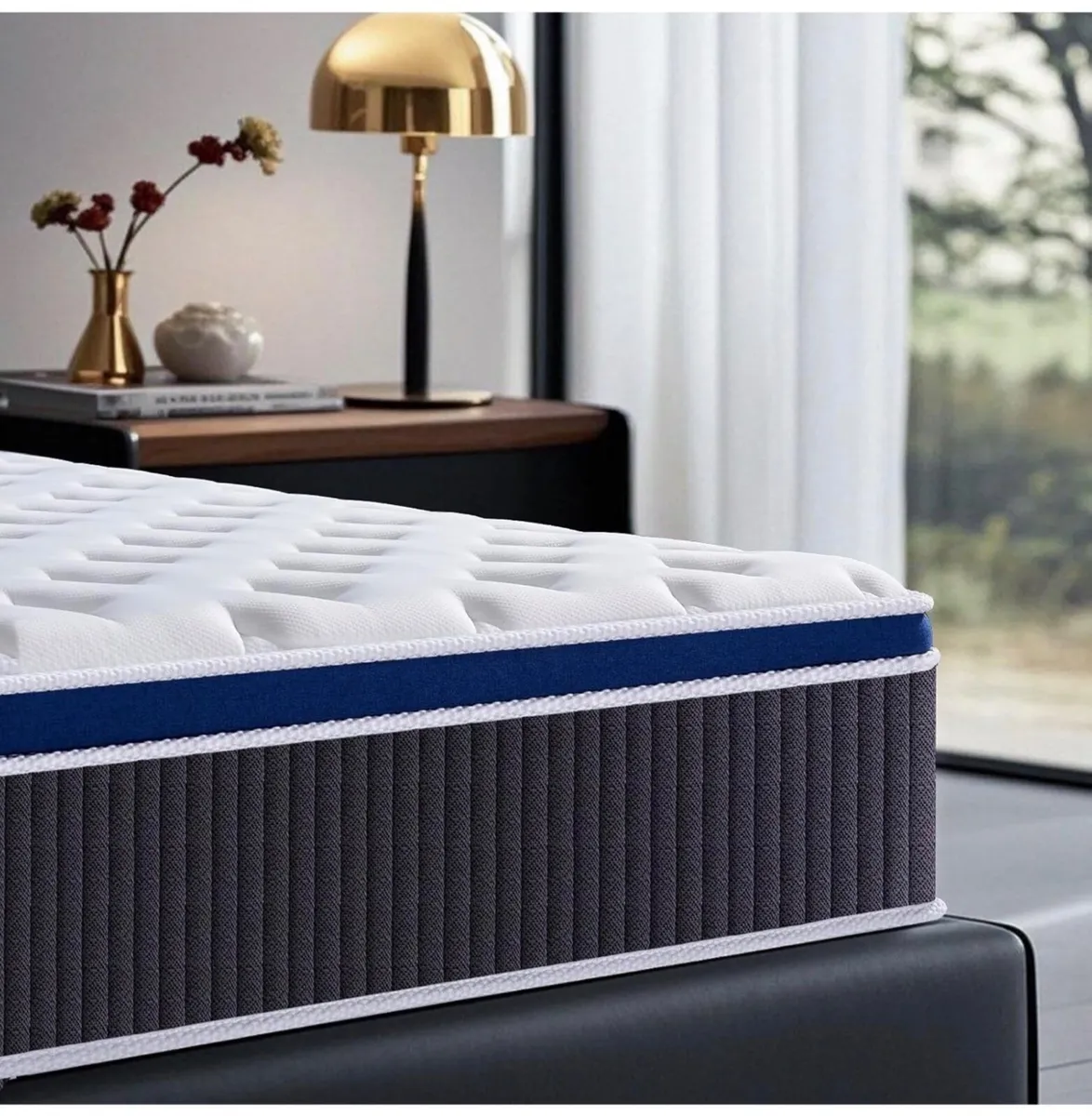 King Size Mattress, Gel Memory Foam King Mattresse - Image 2