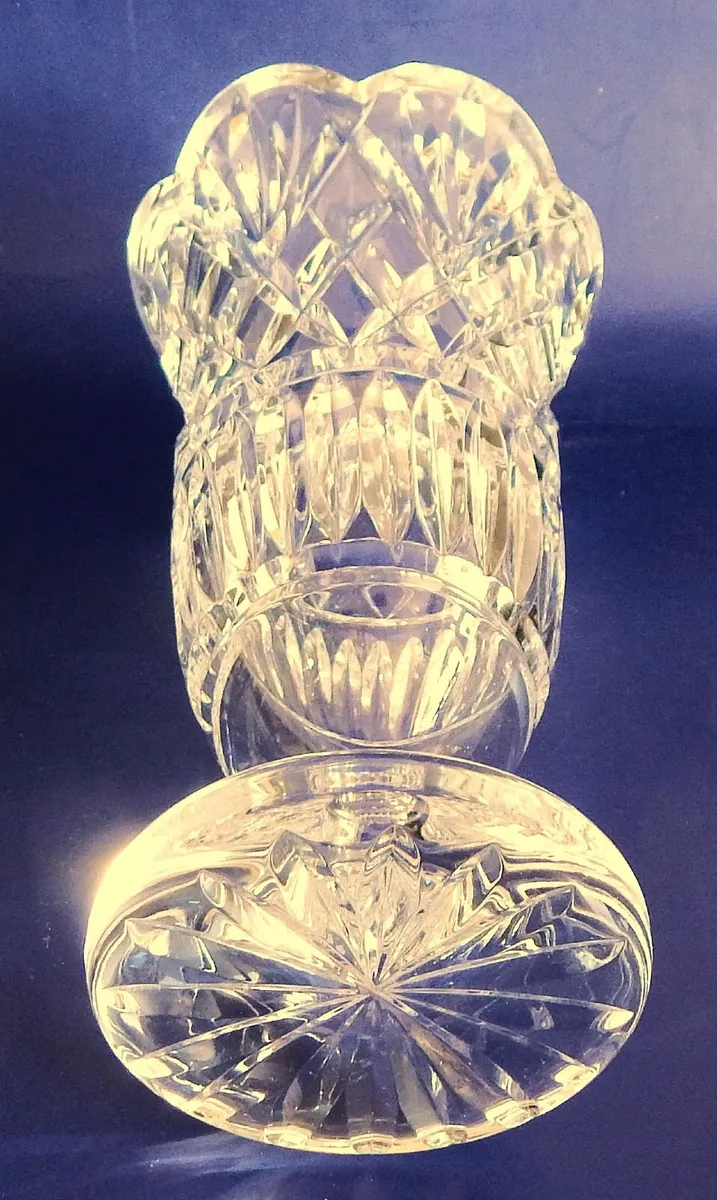 Waterford  Crystal Small 7 ins Footed Vase - Image 3