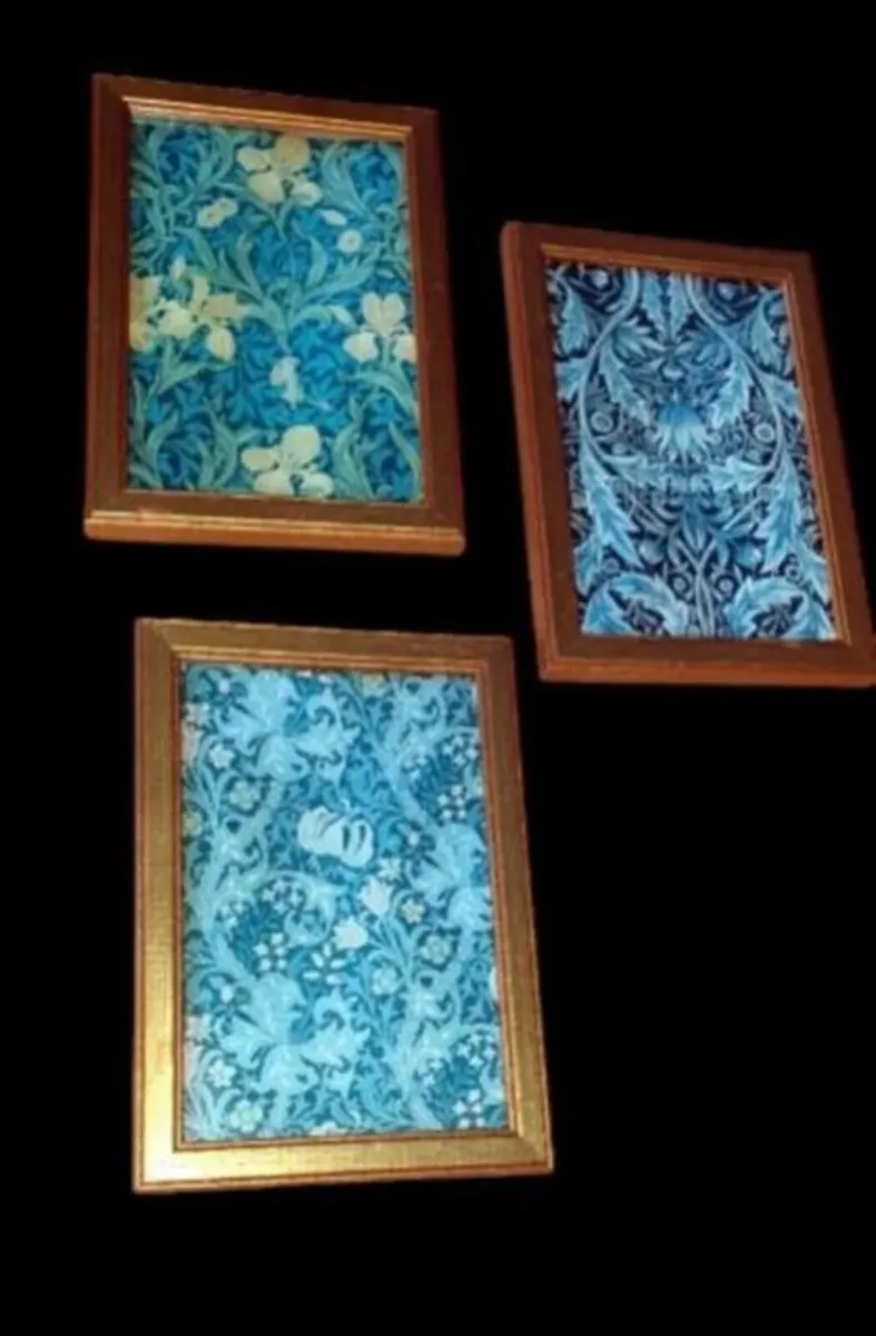 Trio Of William Morris Style Framed Prints - Image 3